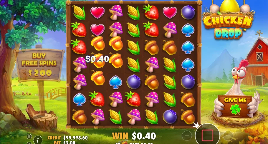 Chicken Drop Game Demo