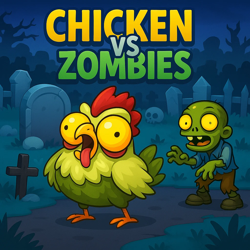 Chicken vs Zombies Logo