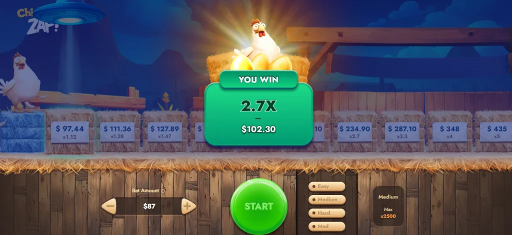 Chicken Zap Game