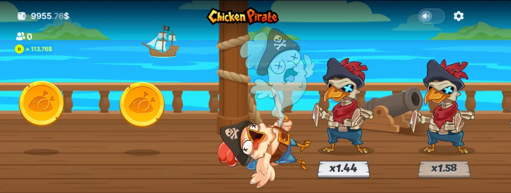 Demo Game Chicken Pirate