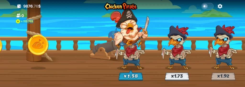 Game Chicken Pirate